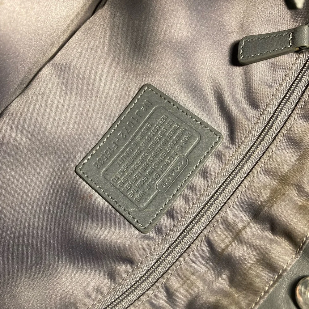 Coach Gray Penelope Signature Tote Bag